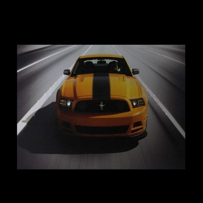 Northlight Fiber Optic And LED Lighted 2013 Ford Mustang Boss 302 Canvas Wall Art 12" X 15.75"