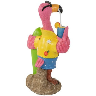 Northlight 11.5" Tropical Pink Flamingo Outdoor Garden Statue