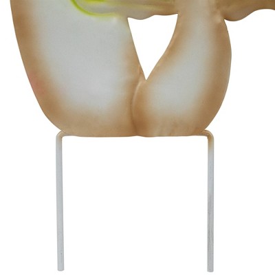 Northlight Double Spotted Mushrooms Outdoor Garden Stake - 16" - Blue And Green