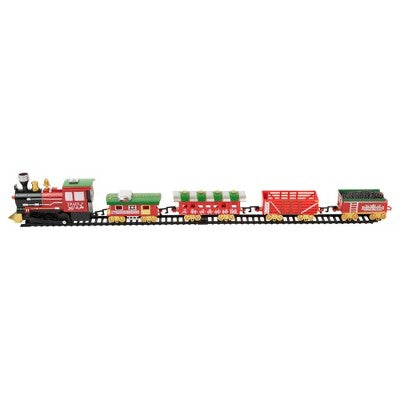 Northlight 21pc Red Battery Operated Lighted And Animated Classic Train Set