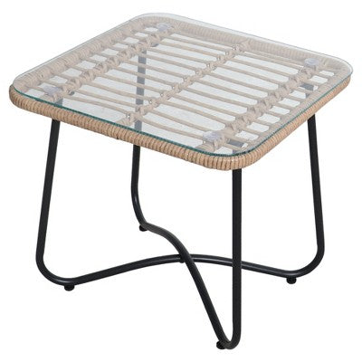 Northlight 3-Piece Santa Cruz Rattan Outdoor Patio Chat Set With Cushions