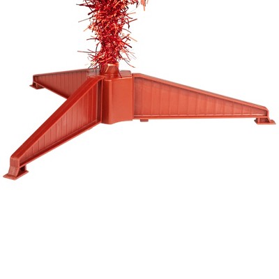 Northlight Artificial Tinsel Christmas Tree - 3' - Red - Unlit