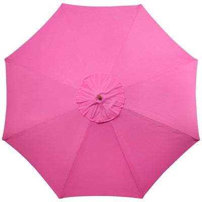  Northlight Outdoor Patio Market Umbrella With Wooden Pole - 8.5' - Pink