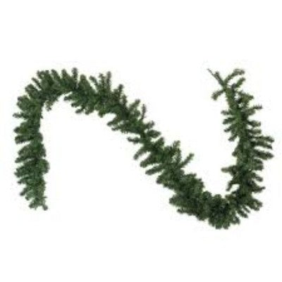  Northlight 9' X 10" Prelit LED Battery Operated Canadian Pine With Timer Artificial Christmas Garland - Multi-Lights