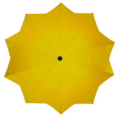  Northlight 8.85ft Outdoor Patio Lotus Umbrella With Hand Crank, Yellow