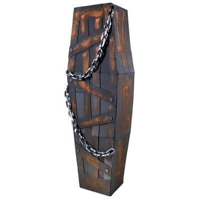  Northlight Animated Shaking Chained Coffin Halloween Decoration With Sound - 63"