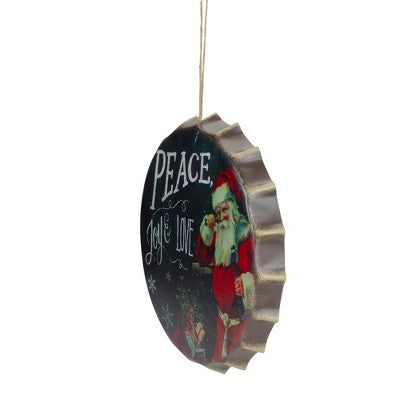  Northlight 11.75" Red And White Peace, Joy And Love Christmas Wall Decor