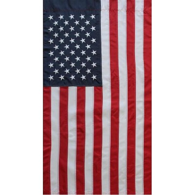  Northlight Patriotic Americana Embroidered Outdoor House Flag 40" X 28"