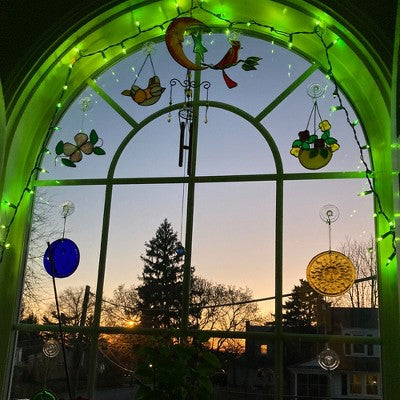  Northlight Mini Incandescent Christmas Lights - Green - 7' Green Wire - 35ct