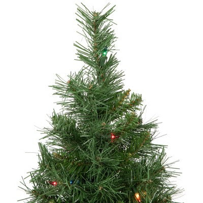  Northlight Pre-Lit Medium Royal Pine Artificial Christmas Tree - 2' - Multicolor Lights