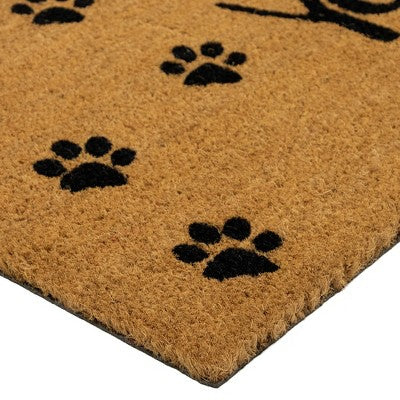  Northlight Natural Coir "Wipe Your Paws" Outdoor Doormat 18" X 30"