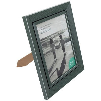  Northlight Contemporary Rectangular Picture Frame - For A 8" X 10" Photo - Gray And Black