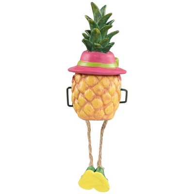 Northlight 6.25" Tropical Girl Pineapple With Cocktail Outdoor Garden Statue