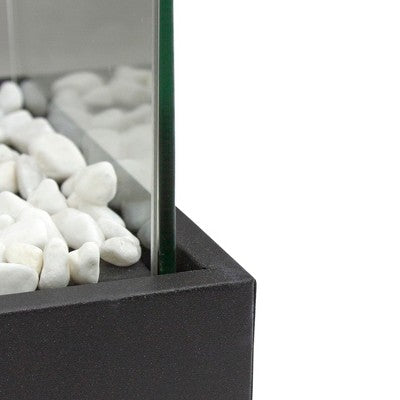  Northlight 17.75" Bio Ethanol Ventless Portable Tabletop Triple Fireplace With Flame Guard