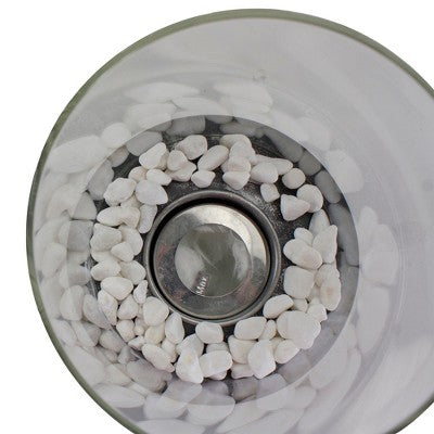  Northlight 10.5" Bio Ethanol Round Portable Tabletop Fireplace With Black Base
