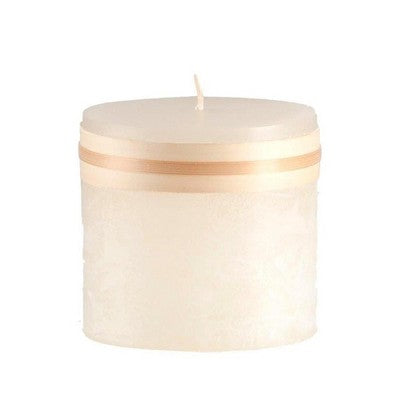  Northlight 3.25" Ivory Traditional Cylindrical Outdoor Pillar Candle