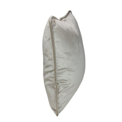  Northlight 17" Square Solid Plush Indoor Throw Pillow - Taupe