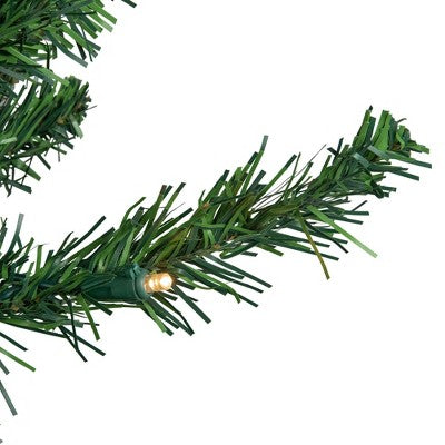 Northlight Pre-Lit Pencil Northern Balsam Fir Artificial Christmas Tree - 6' - Warm Clear LED Lights