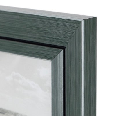  Northlight Contemporary Rectangular Picture Frame - For A 8" X 10" Photo - Gray And Black