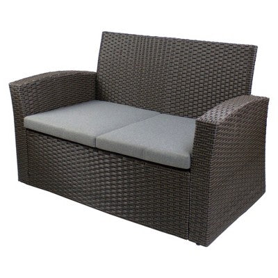  Northlight 4-Piece Georgetown Resin Wicker Outdoor Patio Conversation Set With Cushions