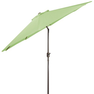  Northlight 9ft Outdoor Patio Market Umbrella With Hand Crank And Tilt, Sage Green