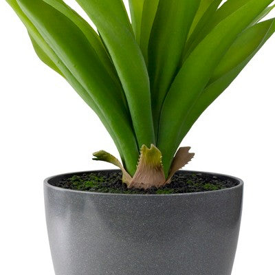  Northlight 22" Potted Green Artificial Agave Plant