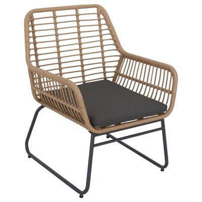  Northlight 4-Piece Kingstown Rattan Outdoor Patio Conversation Set With Cushions