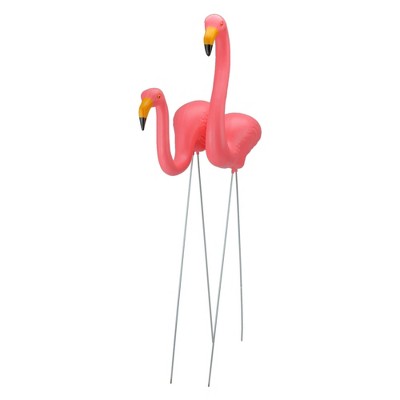  Northlight 2ct Tropical Flamingo Outdoor Garden Lawn Stakes 30" - Pink