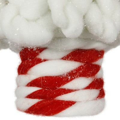  Northlight Plush Tree With Peppermint And Candy Canes Christmas Decoration - 16.5"