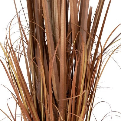  Northlight 40" Potted Brown Artificial Onion Grass Plant