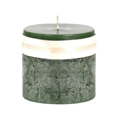  Northlight 3.25" Holly Green Traditional Cylindrical Pillar Candle