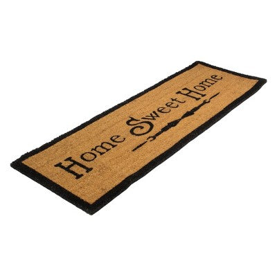  Northlight Natural Coir Rectangular "Home Sweet Home" Doormat 16" X 48"
