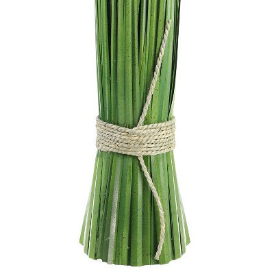  Northlight 30.25" Green Artificial Onion Grass Bundle Wrapped With Jute Rope Decoration