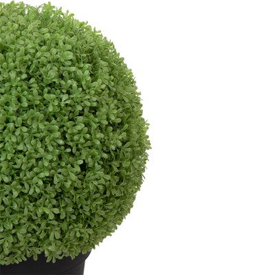  Northlight 22" Artificial Boxwood Ball Topiary In Round Pot, Unlit