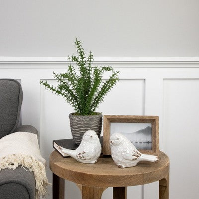  Northlight Real Touch™ Artificial Thyme Plant In Gray Ceramic Pot - 15"
