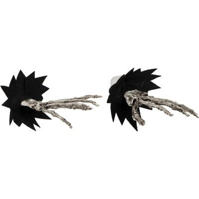  Northlight 7" Skeleton Hands Halloween Window Decoration