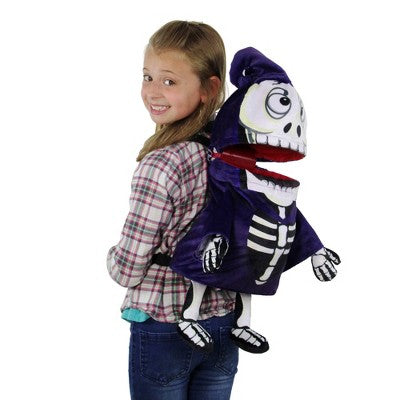  Northlight Animated And Musical Trick Or Treat Skeleton Halloween Candy Bag - 24" - One Size