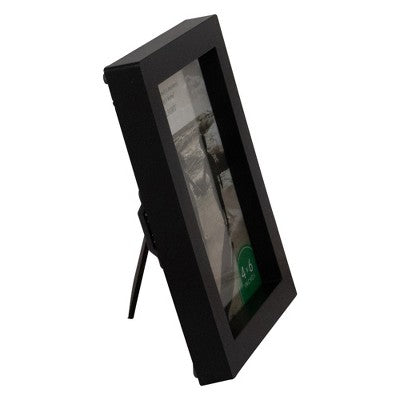  Northlight Solid Rectangular Picture Frame - For A 4" X 6" Photo - Black