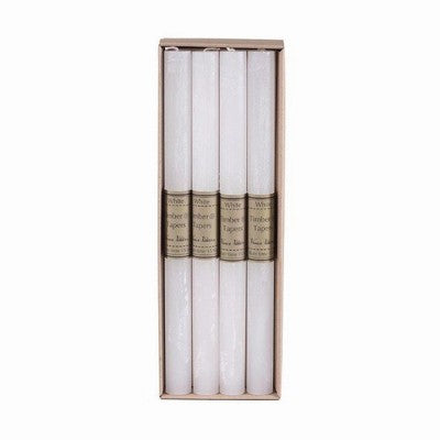  Northlight 12" White Traditional Cylindrical Taper Candle Box