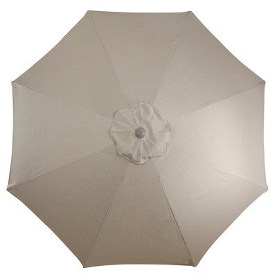  Northlight 9ft Outdoor Patio Market Umbrella With Hand Crank And Tilt - Taupe