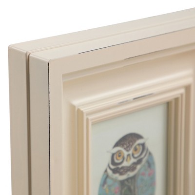  Northlight 4" X 3" White Weathered Collage Photo Picture Frame Wall Decoration