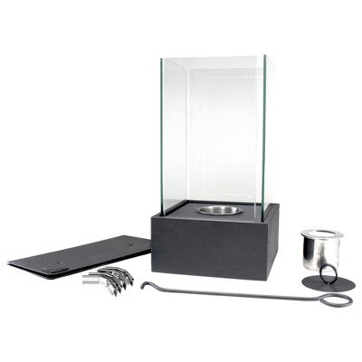  Northlight 15" Bio Ethanol Ventless Portable Tabletop Fireplace With Flame Guard