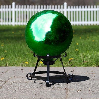  Northlight 10" Emerald Green Shiny Outdoor Garden Gazing Ball