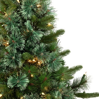  Northlight Pre-Lit Full Ashcroft Cashmere Pine Artificial Christmas Tree - 3' - Clear AlwaysLit Lights