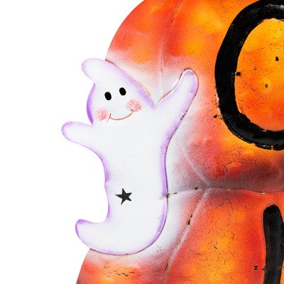  Northlight Stacked Pumpkins "Boo" Halloween Decoration - 33"
