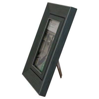  Northlight 9.25" Classical Rectangular 4" X 6" Photo Picture Frame - Gray And Black