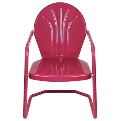  Northlight 34-Inch Outdoor Retro Tulip Armchair, Pink