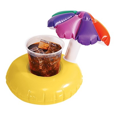  Northlight 10.75" Inflatable Parasol Swimming Pool Floating Drink Holder