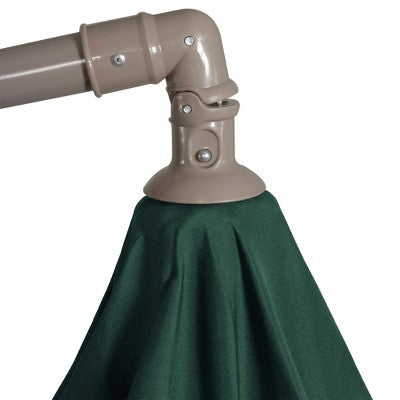 Northlight 10' Outdoor Patio Off-Set Crank And Tilt Umbrella - Green