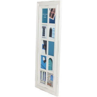  Northlight 35" Distressed Mullions Window Photo Collage Wall Frame For 4" X 6" Pictures